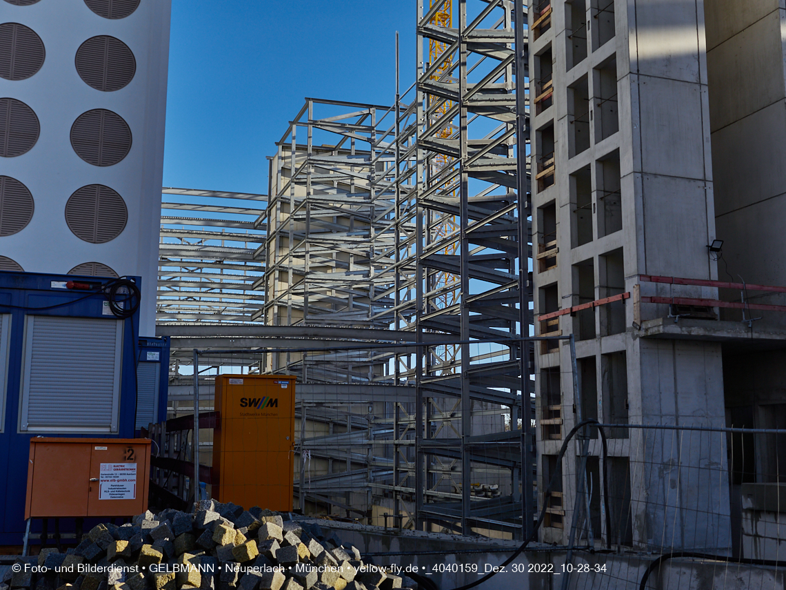 30.12.2022 - Baustelle R.EVO in Neuperlach-Süd